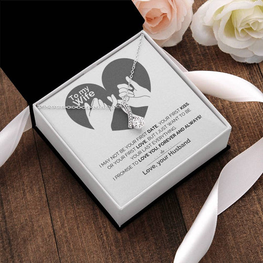 To My Wife Love Promise Alluring Beauty Necklace