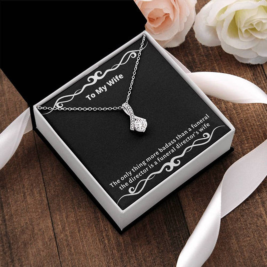 Funny Gag Gifts For Badass Wife Alluring Beauty Necklace Alluring Beauty Necklace