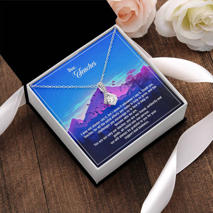 Alluring Necklace For My Supportive And Kind Teacher Alluring Beauty Necklace