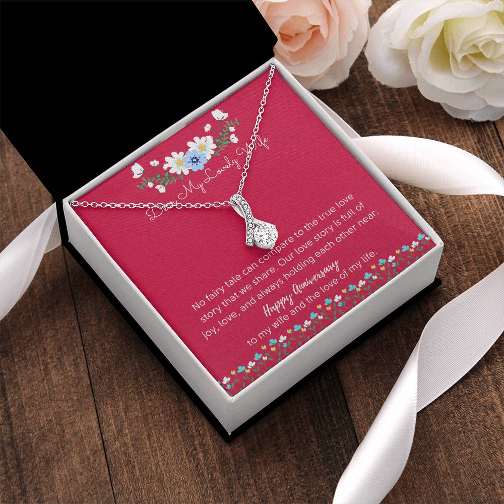 Alluring Beauty Necklace To Wife - No Fairy Tale Anniversary Alluring Beauty Necklace