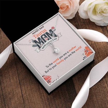 Best Taurus Mom Mother's Day Alluring Beauty Necklace