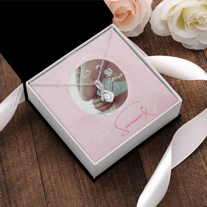 Breast Cancer Survivor Necklace Alluring Beauty Necklace