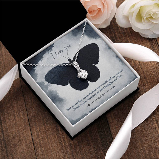 Alluring Pendant Butterfly Alluring Beauty Necklace