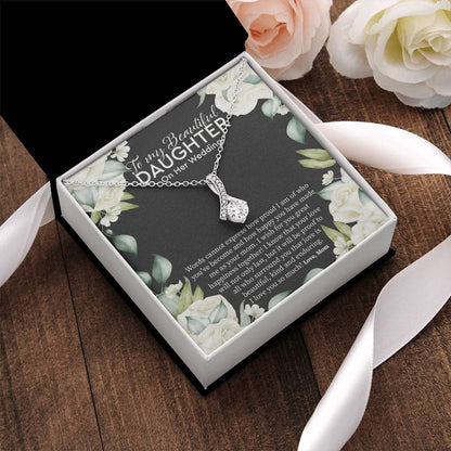 Bride Gift From Mom To Daughter On Wedding Day Gift For Daughter On Wedding Day From Mother Wedding Necklace Gift To Daughter Alluring Beauty Necklace
