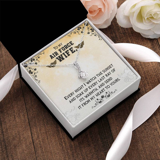 Alluring Beauty Necklace - To My Air Force Wife Alluring Beauty Necklace