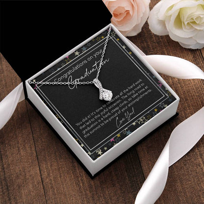 All About Beauty Necklace College Graduation Gift For Her Phd High School Graduation Gift For Best Friend Doctorate Alluring Beauty Necklace