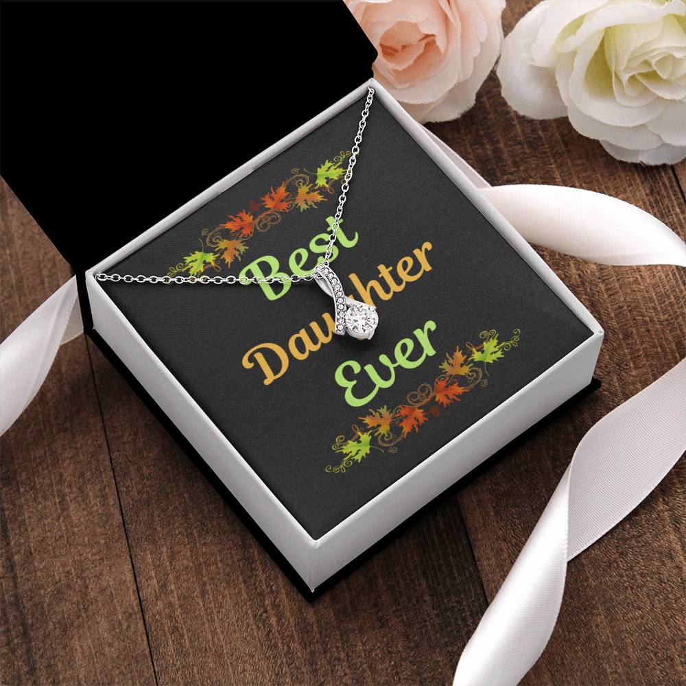 Best Daughter Ever 1  Alluring Beauty Necklace