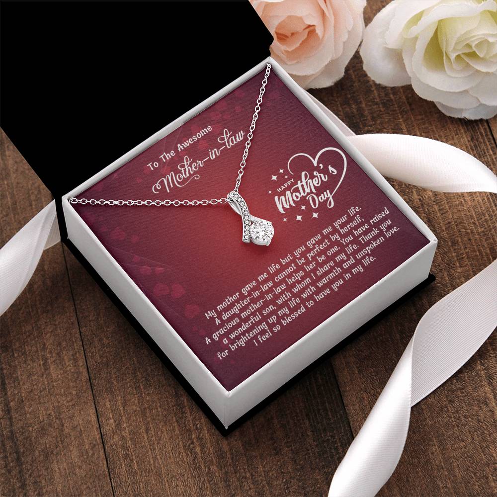 Alluring Beauty Necklace - For Mother In Law 1  Alluring Beauty Necklace