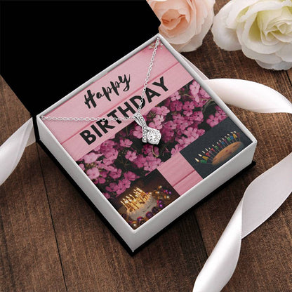 Birthday Card Alluring Beauty Necklace