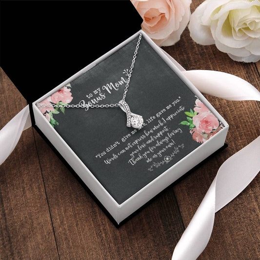 Bonus Mom Necklace Stepmom Gift Alluring Beauty Necklace