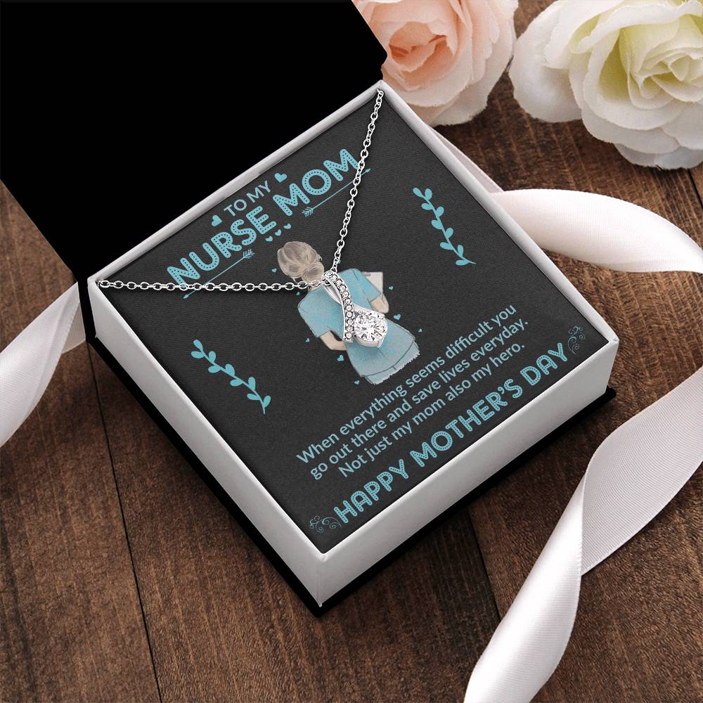 Beautiful Sparkly Pendant Necklace For Mothers Day Alluring Beauty Necklace