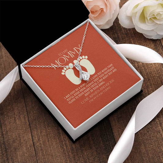 Baby Shower Gift New Mommy Necklace Pregnant Wife Gift To My Mommy 1  Alluring Beauty Necklace