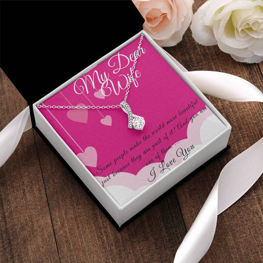 Beautiful Sparkly Pendant 3  Alluring Beauty Necklace