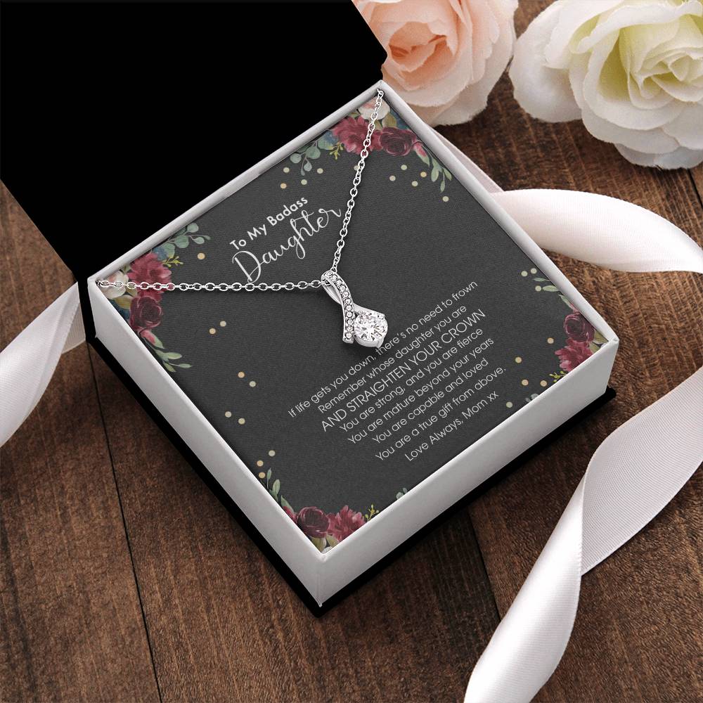 Best Seller To My Daughter - Necklace Gift From Mom Alluring Beauty Necklace