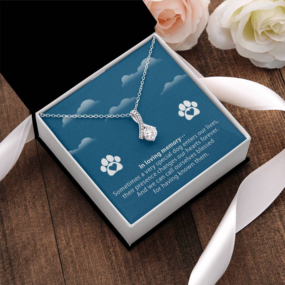 Best Gift Dogmom Alluring Beauty Necklace With Pod Message Card Alluring Beauty Necklace