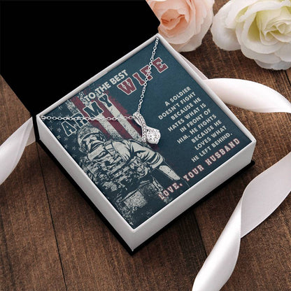 Alluring Beauty Necklace - To The Best Army Wife Alluring Beauty Necklace