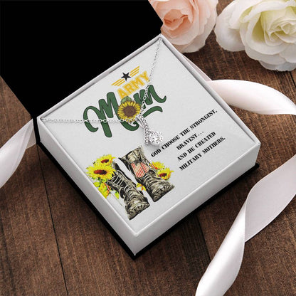 Army Mom Gift - Strongest - The Alluring Beauty Necklace Alluring Beauty Necklace