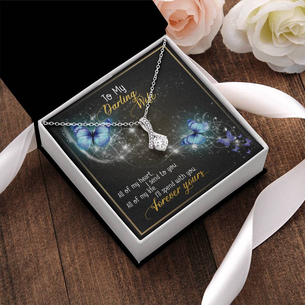 Alluring Beauty Necklace - To My Wife - All Of My Heart Alluring Beauty Necklace
