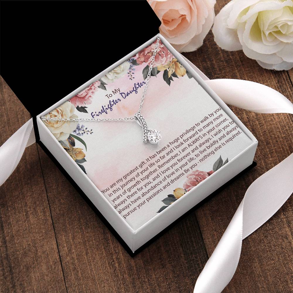Alluring Necklace For Firefighter Daughter Alluring Beauty Necklace