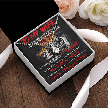 To My Wife Alluring Beauty Necklace Alluring Beauty Necklace