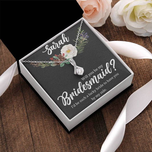 Bridesmaid Proposal Alluring Beauty Necklace