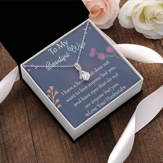 Best Valentines Necklace Gift For Wife Alluring Beauty Necklace