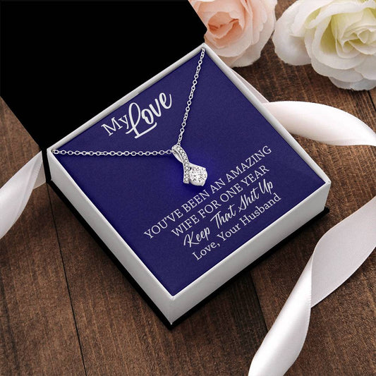 Amazing Wife - 1St Anniversary Gift For Wife 1  Alluring Beauty Necklace