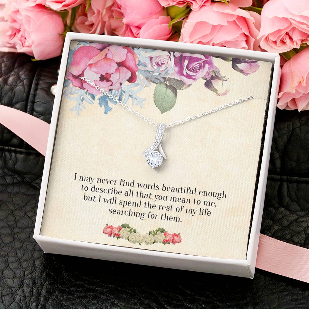 Alluring Necklace- What You Mean To Me Alluring Beauty Necklace