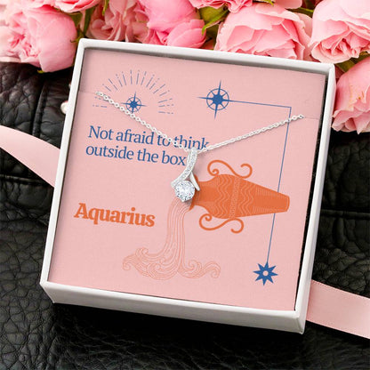 Aquarius Astrology Necklace Alluring Beauty Necklace