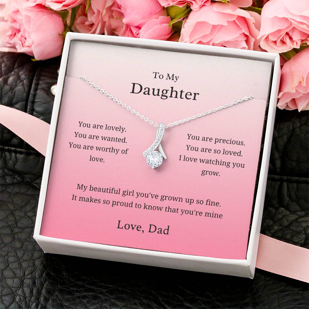 Best Seller - My Beautiful Girl - Gift For Daughter - Necklace Alluring Beauty Necklace