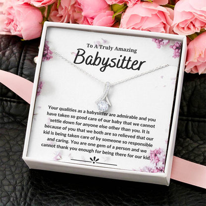 Baby Sitter - Ribbon Alluring Beauty Necklace