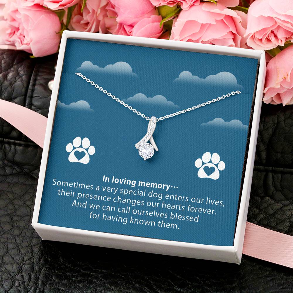 Best Gift Dogmom Alluring Beauty Necklace With Pod Message Card Alluring Beauty Necklace