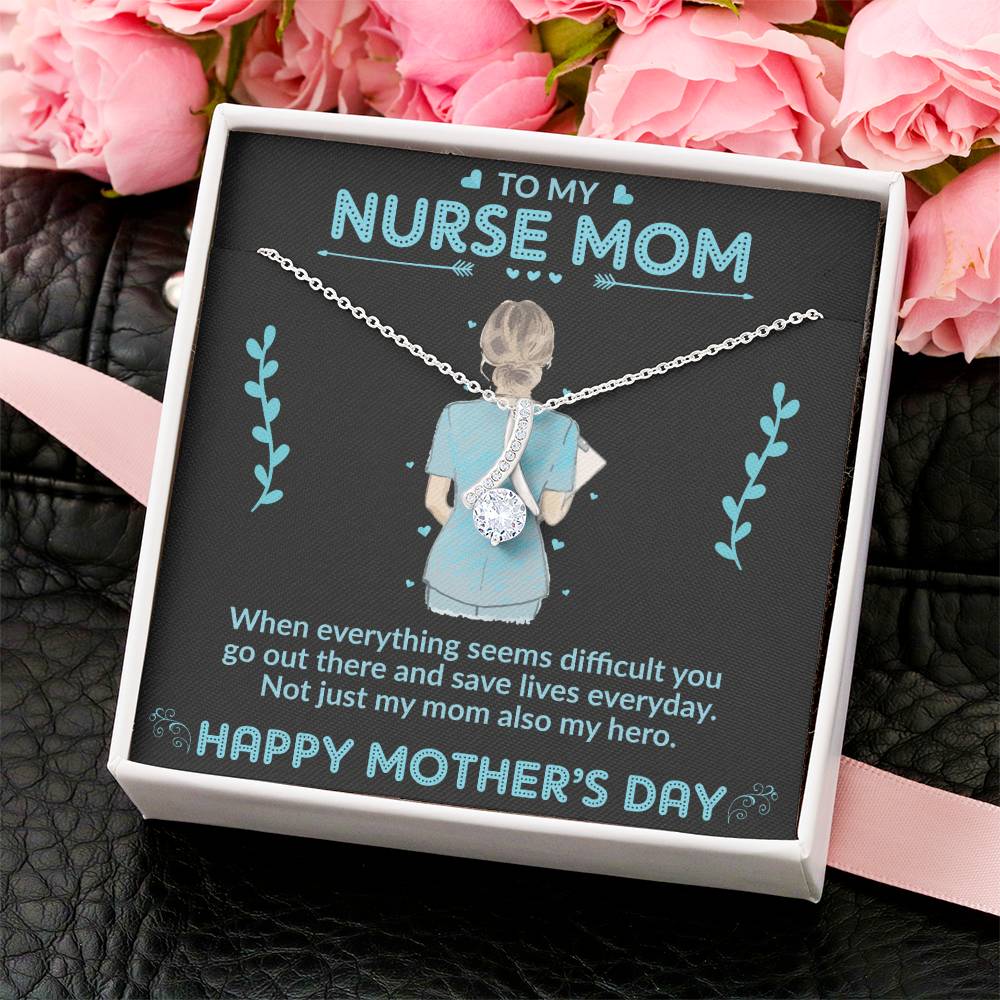 Beautiful Sparkly Pendant Necklace For Mothers Day Alluring Beauty Necklace