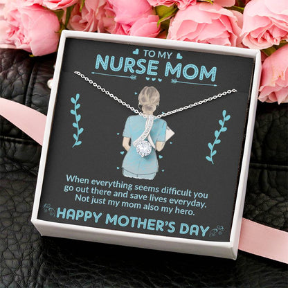 Beautiful Sparkly Pendant Necklace For Mothers Day Alluring Beauty Necklace