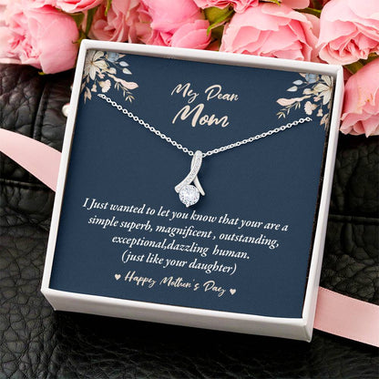 Beautiful Sparkly Pendant For Your Mom Alluring Beauty Necklace