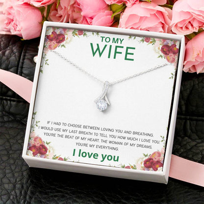 Breathing & Loving Necklace. Alluring Beauty Necklace