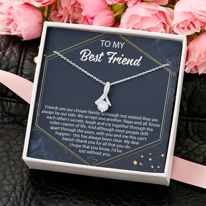 Best Friend Necklace Best Friend Necklace Personalize Bff Alluring Beauty Necklace Best Friend Birthday Necklace Gift For Best Friend Alluring Beauty Necklace