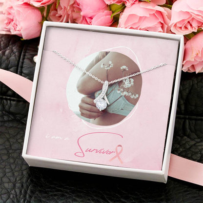 Breast Cancer Survivor Necklace Alluring Beauty Necklace