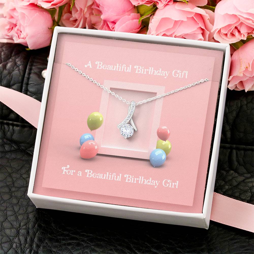 Beautiful Birthday Girl Necklace Alluring Beauty Necklace