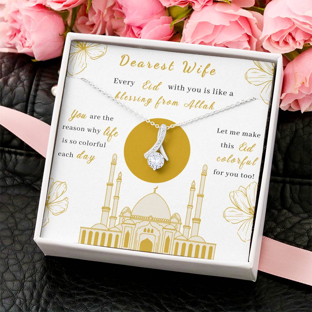 Beautiful Eid Gift For Wife 1  Alluring Beauty Necklace