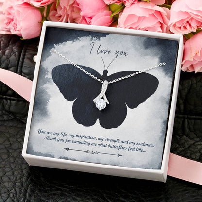 Alluring Pendant Butterfly Alluring Beauty Necklace