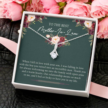 Alluring Beauty Necklace - To The Best Mother-In-Law Alluring Beauty Necklace