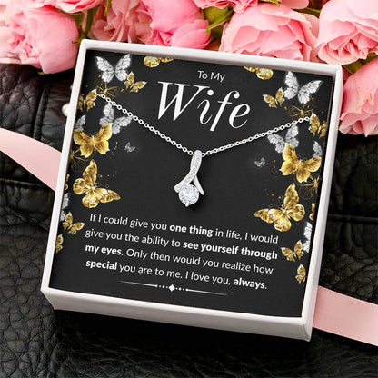 Butterfly Necklace One Thing In Life To Wife Alluring Beauty Necklace
