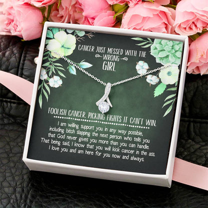 Cancer Diagnosis Support Necklace 1  Alluring Beauty Necklace