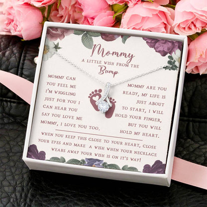 A Wish Necklace For A New Mommy - Mother's Day Gift Alluring Beauty Necklace