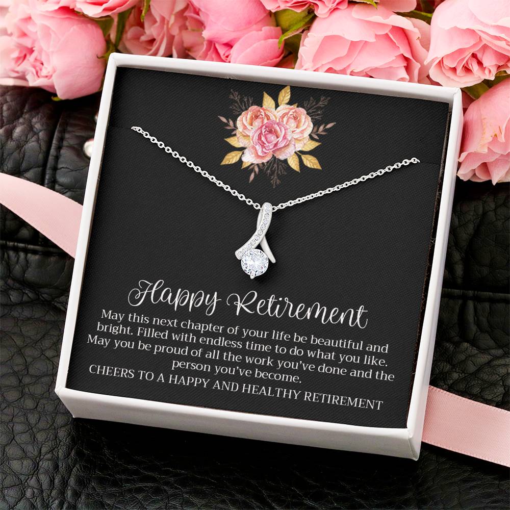 Alluring Happy Retirement Necklace Alluring Beauty Necklace