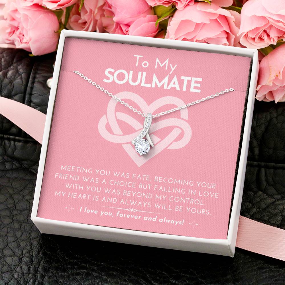Alluring Necklace My Heart Is And Always Will Be Yours.......... To Soulmate Alluring Beauty Necklace