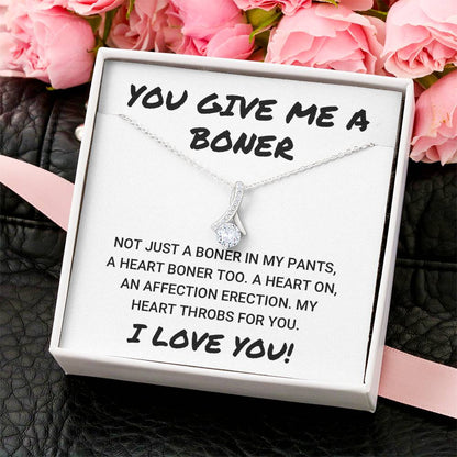 Affection Erection Funny Valentine's Necklace 1  Alluring Beauty Necklace