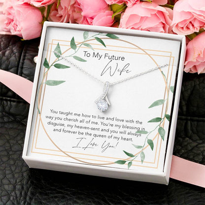 All About Beauty Necklace Future Wife Gift Birthday Gift For Fiancee Engagement Birthday Gift Future Wife Jewelry Sentimental Alluring Beauty Necklace