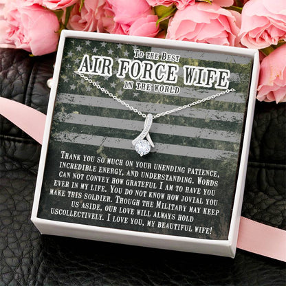 Beautiful Sparkly Pendant Air Force Wife Alluring Beauty Necklace